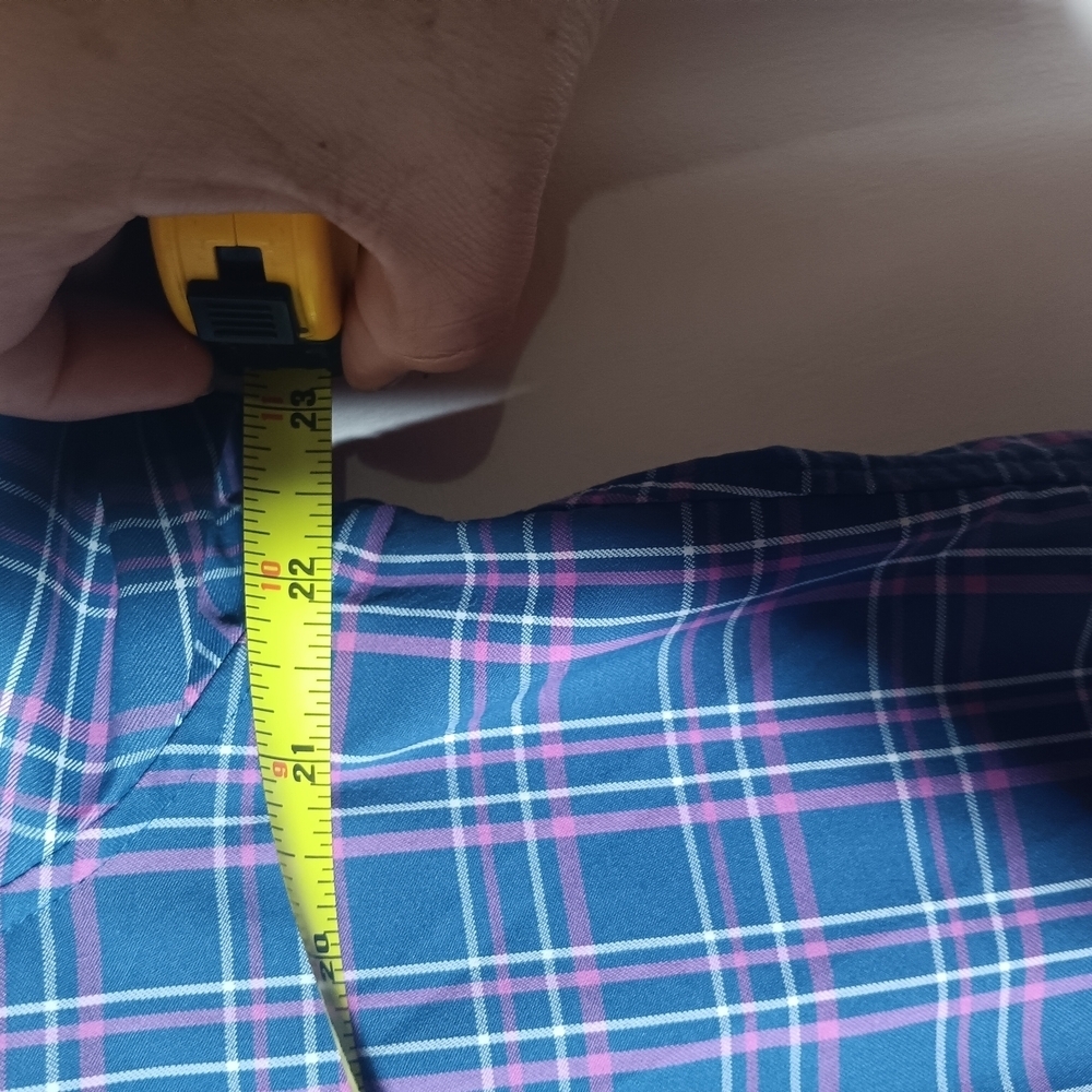 Men's Blue Plaid Shirt Bonobos - Picture 6 of 8